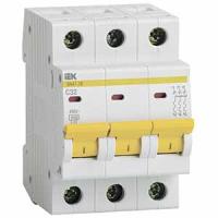 Автомат 3Р 6А C 6кА ВА47-60М IEK
