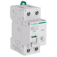 Дифавтомат 2Р 16А C тип AC 30мА 6кА 2мод S9D Systeme Electric Systeme9